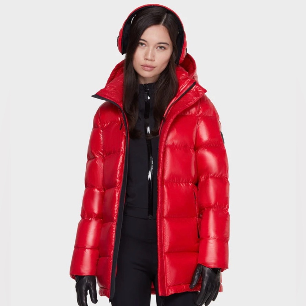 NWT RUDSAK Poppy Red Puffer Jacket - JOJO - Picture 5 of 9